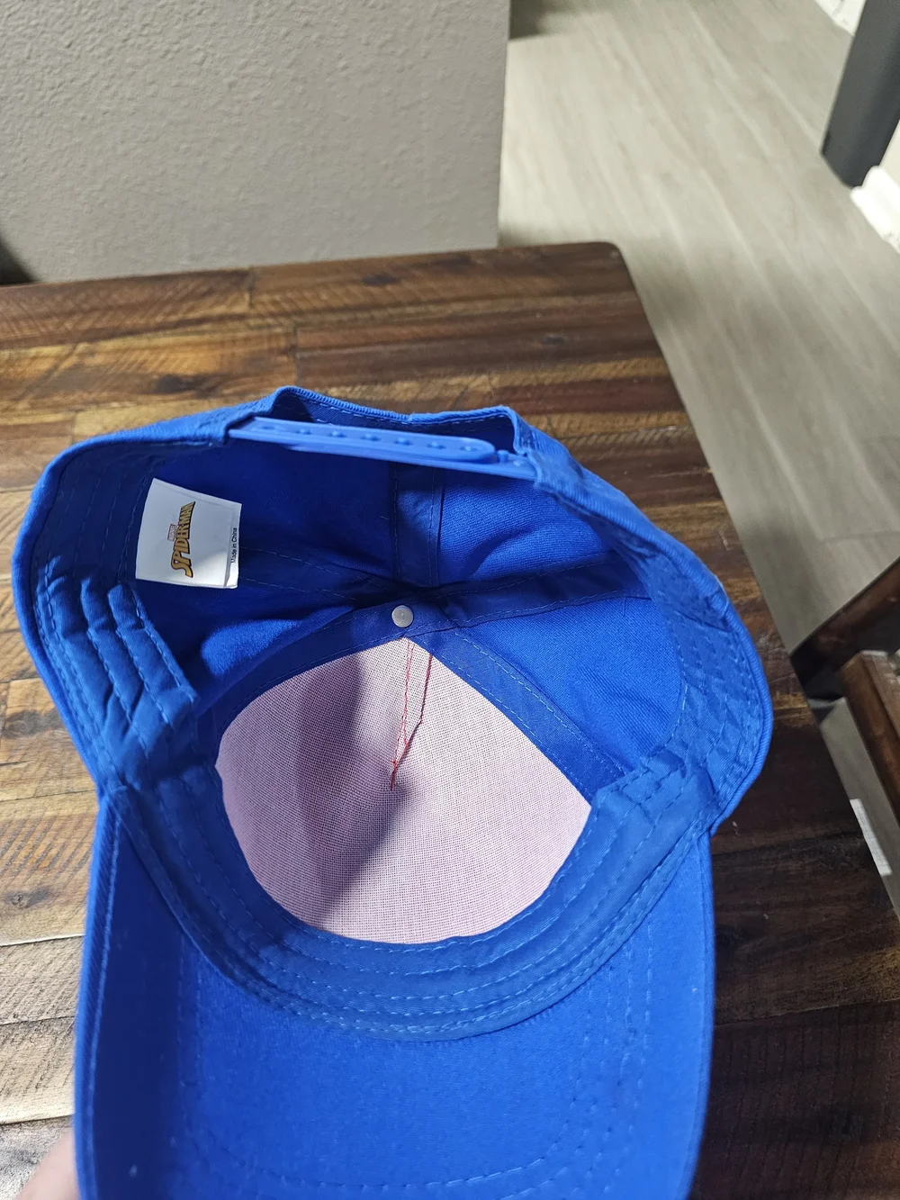 Kids Blue and Red Spider-Man Baseball Cap